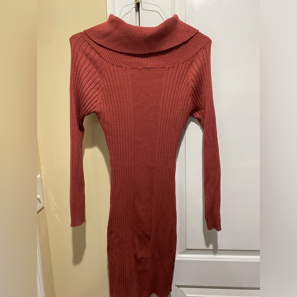 Cowl neck sweater dress women's size XL in great condition only worn once.